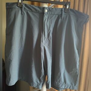 Grey Swiss Tech Shorts
